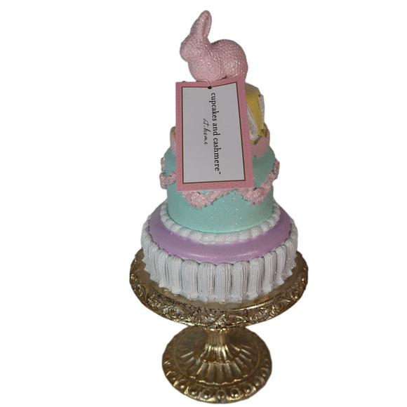 Cupcakes and Cashmere Easter Bunny Tiered Cake Decor - Picture 2 of 7